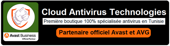 Cloud Antivirus Technologies (C.A.T) - Avast Tunisie, première et unique Boutique 100 % spécialisée dans la vente des antivirus en Tunisie - comme il est prouvé sur son catalogue et sa boutique - et dédiée aux solutions de cybersécurité Avast et AVG, est devenue le fournisseur incontournable de solutions antimalwares. Nous proposons en Promo pour la Famille et les entreprises, une gamme premium complète de produits antivirus, antimalware, VPN, Antitrack et nos puissants outils d'optimisation des performances tels que AVG TuneUp et Avast CleanUp et driverUpdater.